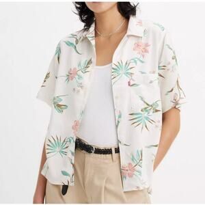 Vans Joyce Short Sleeve Resort Shirt short sleeve sz S